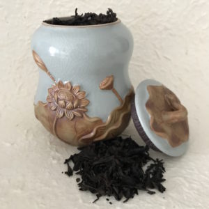 Boite à thé et thé de rocaille 2018