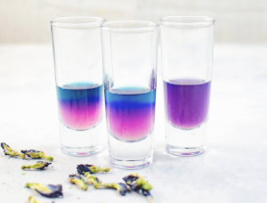 clitoria cocktail colorant naturel